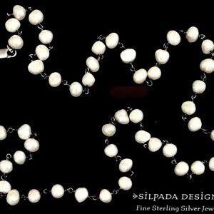 Silpada Vintage Sterling Silver
Genuine Freshwater Pearl Necklace